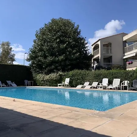 公寓 1 Bed Les Pins With Pool *